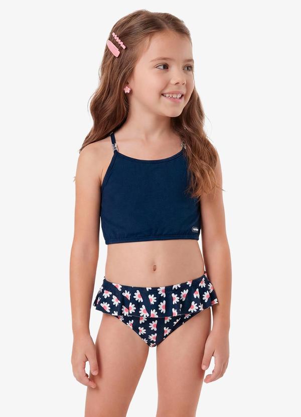 Conjunto Verão Menina Biquíni Azul