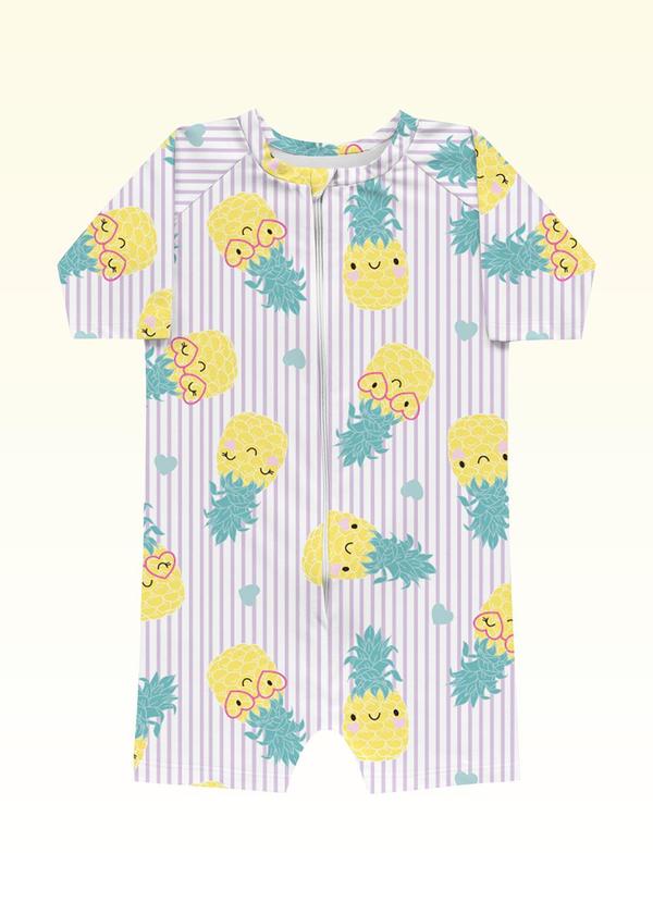 Macacão Moda Praia Amarelo