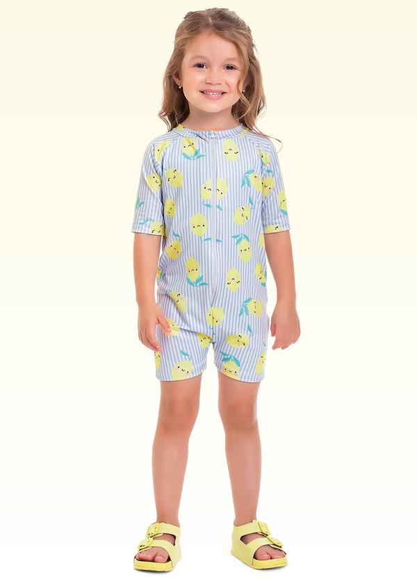 Macacão Moda Praia Azul