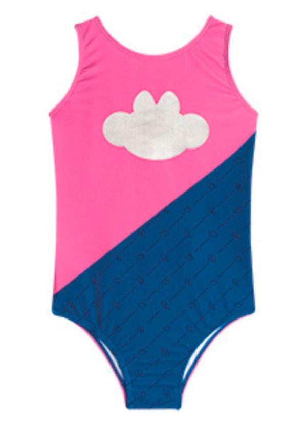 Maiô com Fecho Infantil Feminino Rosa