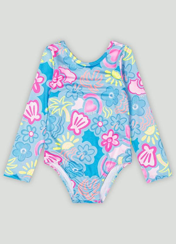 Maiô Infantil com Fps+50 Up Baby Azul