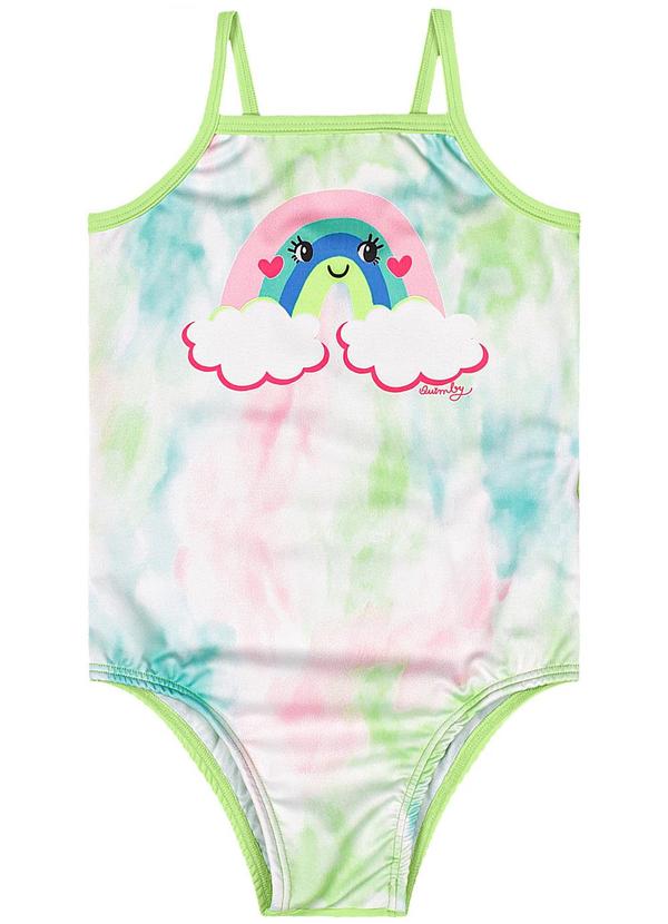 Maiô Infantil em Malha Uv Dry Verde