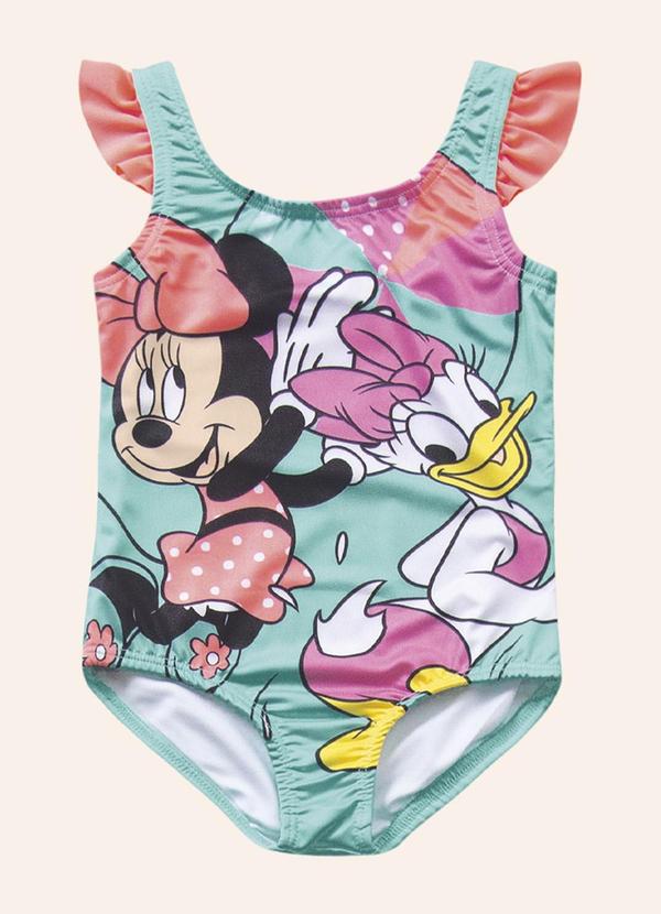 Maiô Moda Praia Minnie Azul