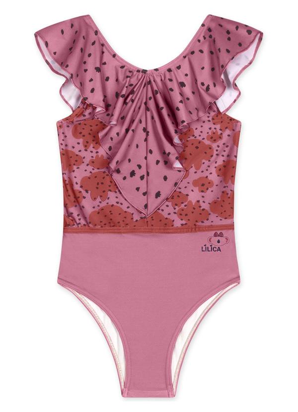 Maiô Poás Infantil Feminino Rosa