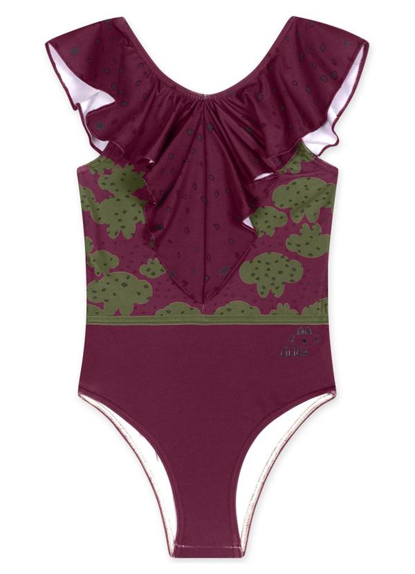 Maiô Poás Infantil Feminino Vermelho