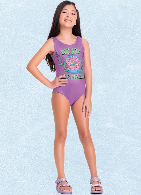 Vista 2 Maiô Roxo Fakini Kids Fakini Kids