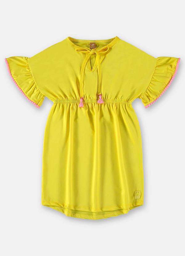 Vista 2 Saída de Praia Infantil Fps+50 Amarelo Up Baby Up Baby