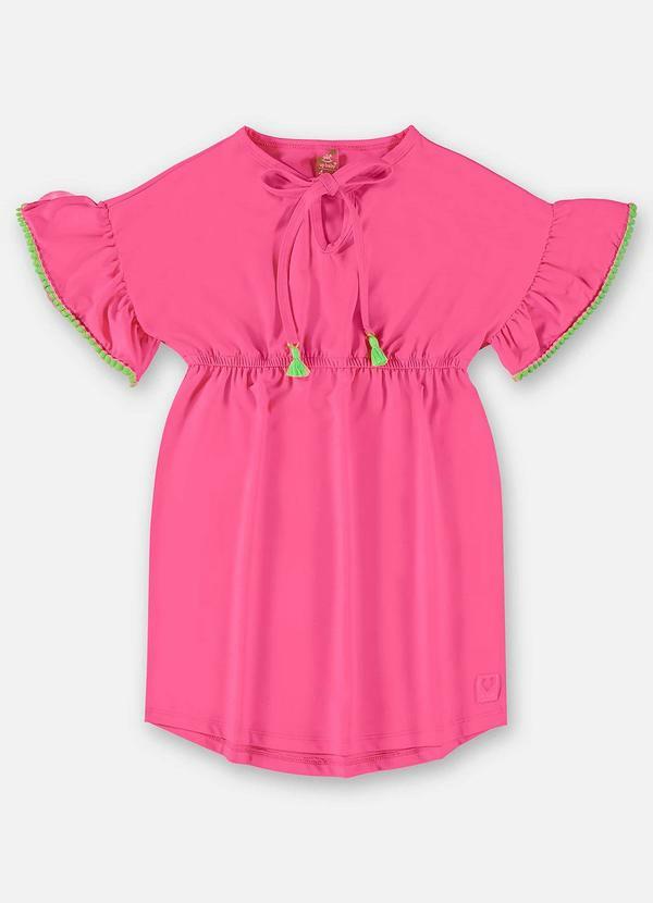 Vista 2 Saída de Praia Infantil Fps+50 Rosa Up Baby Up Baby
