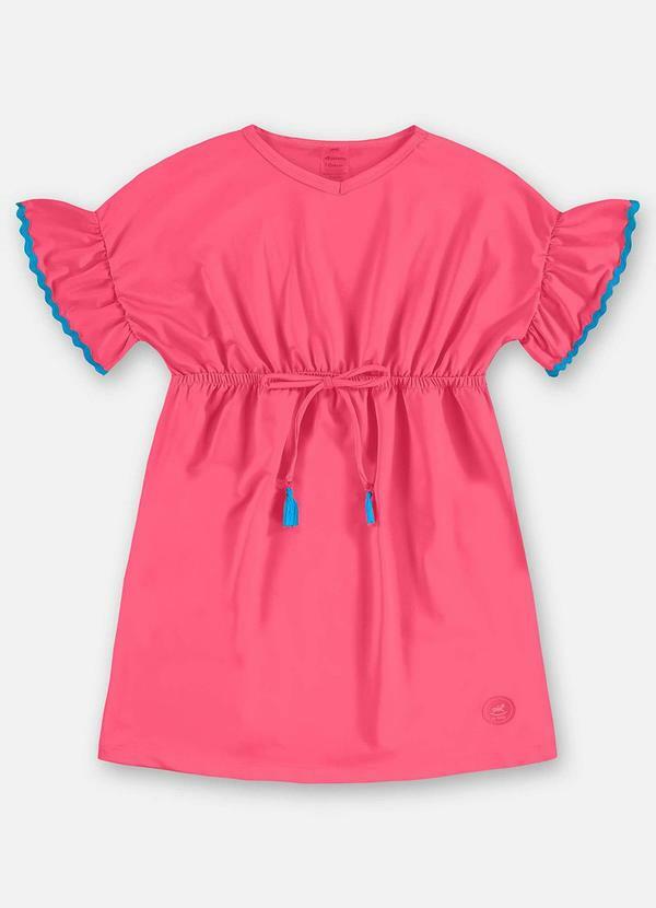 Vista 2 Saída de Praia Infantil Fps +50 Rosa Up Baby Up Baby
