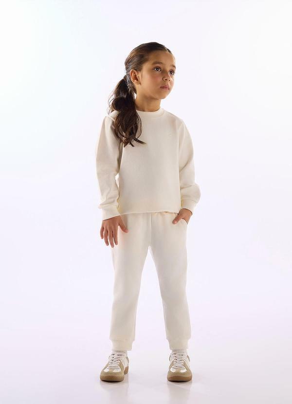 Blusão Infantil Molecotton Branco