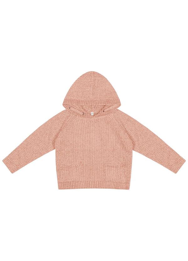 Sueter Tricot Infantil Rosa