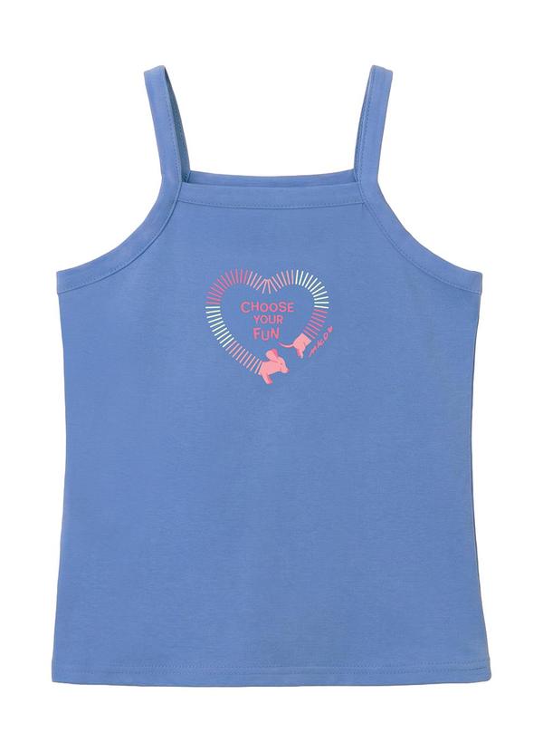 Blusa Básica Choose Your Fun Azul