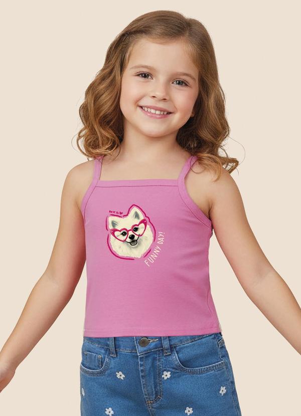 Blusa Básica Funny Day Rosa