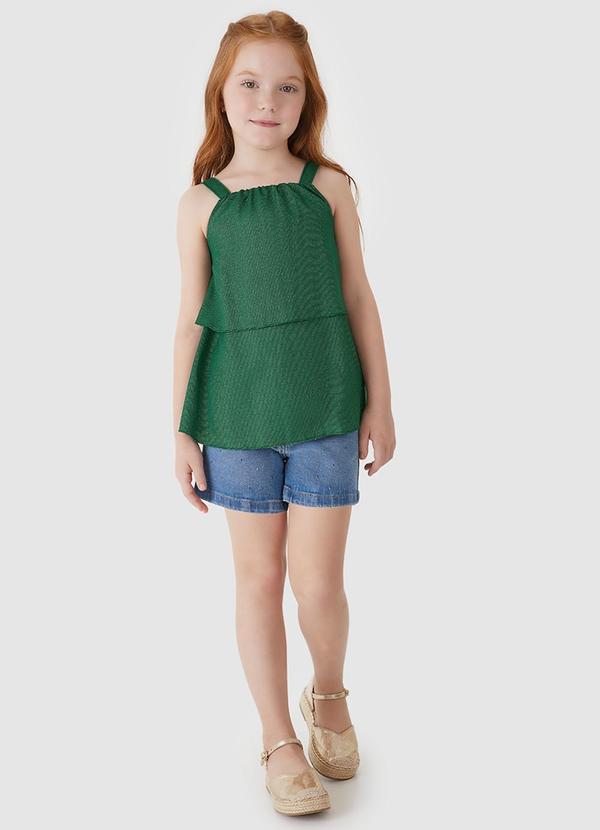 Blusa em Babados Verde
