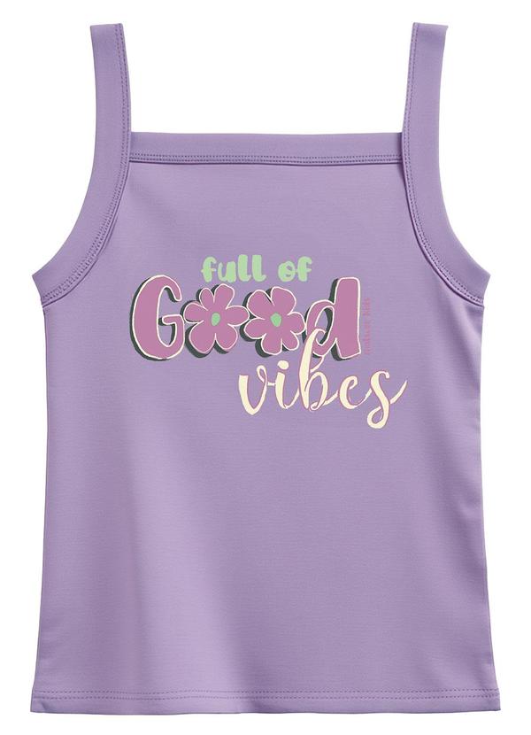 Blusa Full Of Good Vibe Lavanda