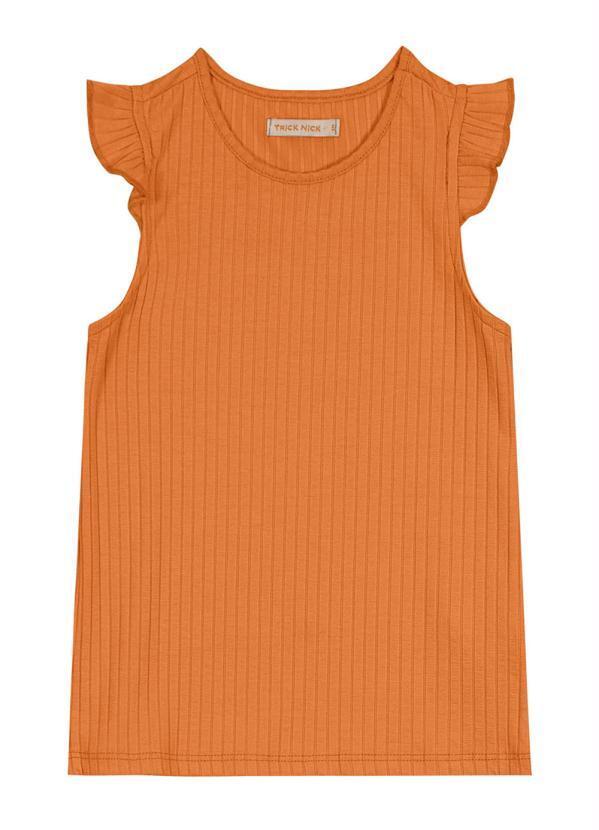 Vista 2 Blusa Infantil Menina Ribana Laranja Trick Nick Trick Nick