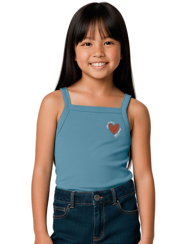 Blusa Kind Hearts Shine Bright Azul