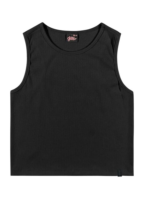 Vista 2 Regata Básica Juvenil para Menina Preto Gloss Gloss