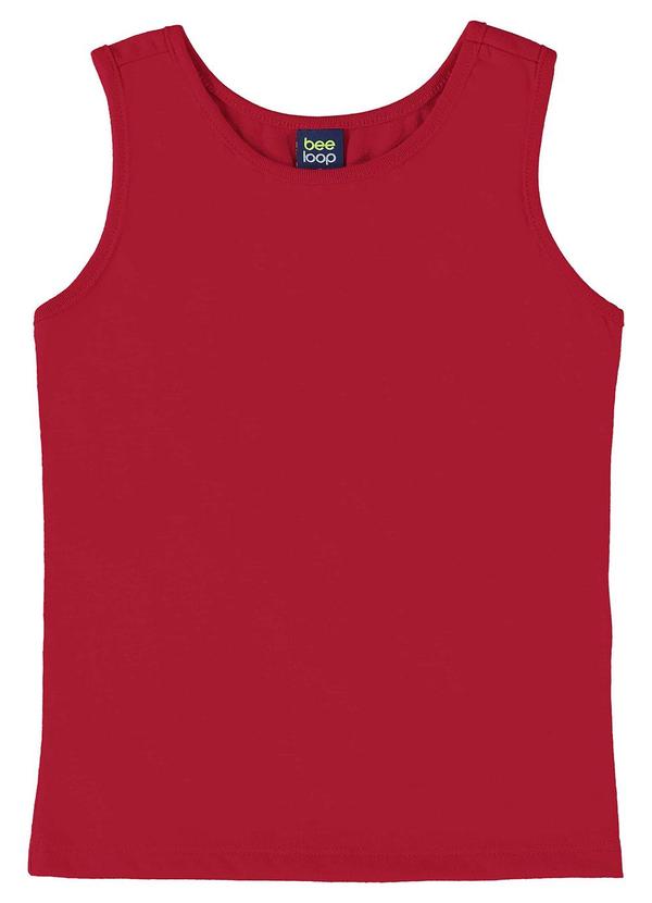 Regata Básica para Menina Vermelho