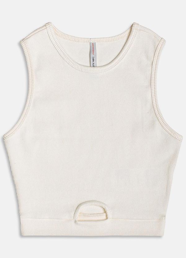 Regata Canelada Off Vazada Off White