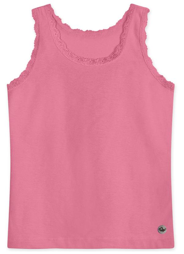 Regata com Aroma Infantil Feminina Rosa