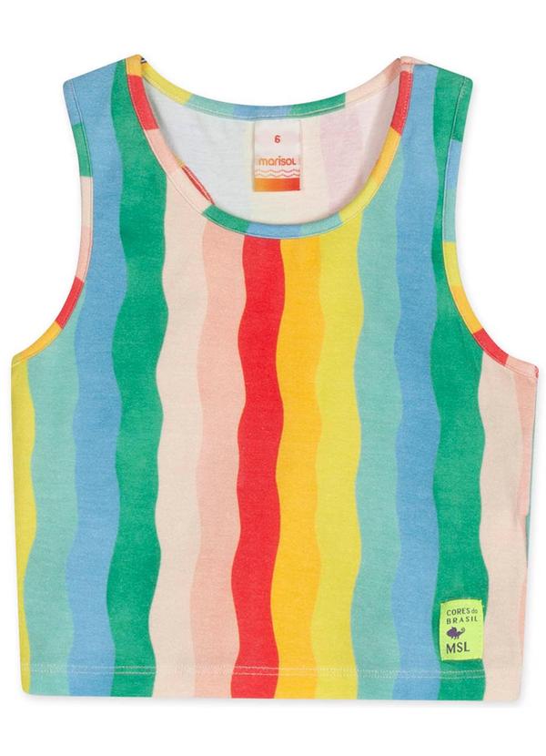 Regata Cropped com Aroma Infantil Verde