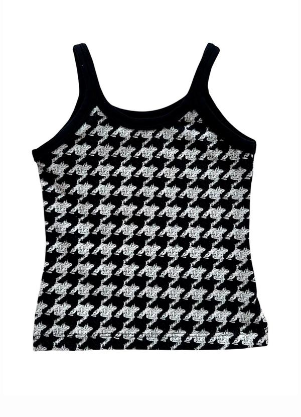 Regata Estampada Menina Marisol Preto