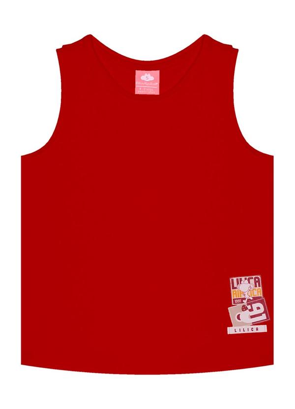 Regata Feminina Vemelho