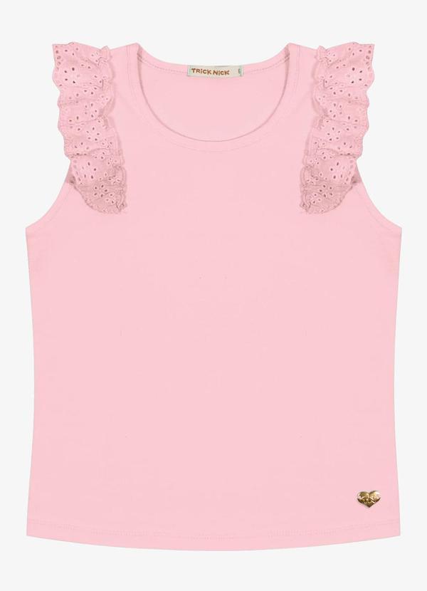 Vista 2 Regata Infantil Feminina Rosa Trick Nick Trick Nick