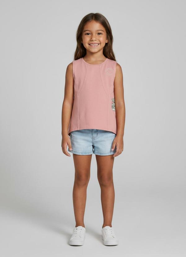 Regata Infantil Feminina Rosa