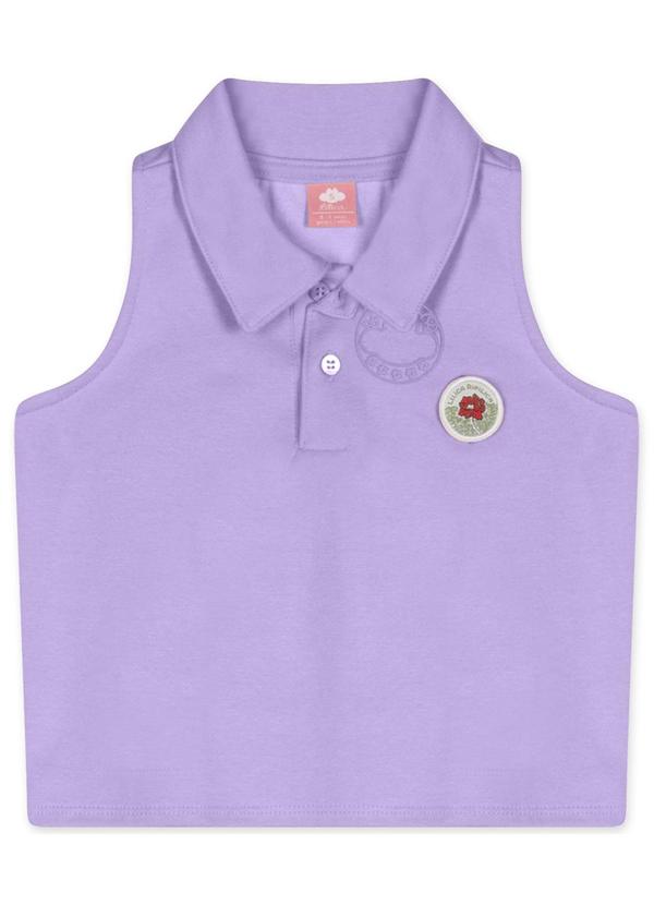 Regata Infantil Feminina Roxo