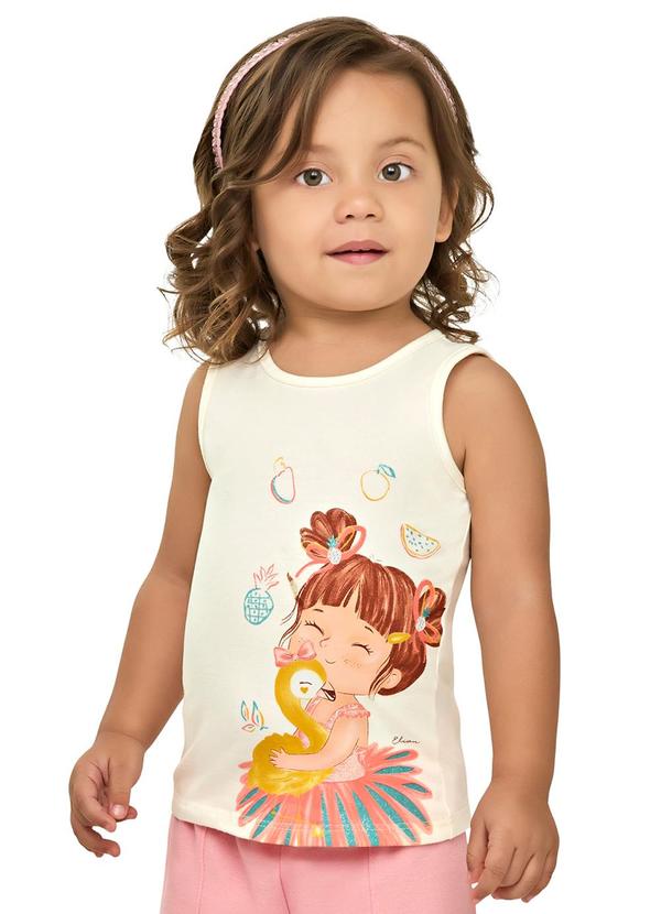Regata Infantil Menina Glitter Bege