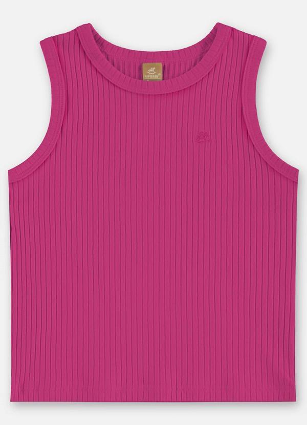 Regata Infantil Ribana Canelada Rosa