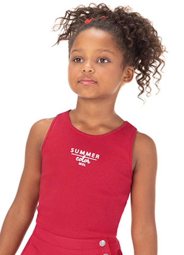 Vista 2 Regata Infantil Vermelho Marisol Marisol