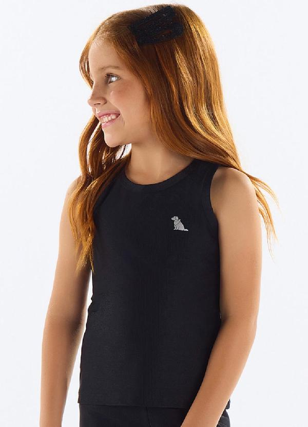 Vista 2 Regata Move Infantil Menina Preto Quimby Quimby