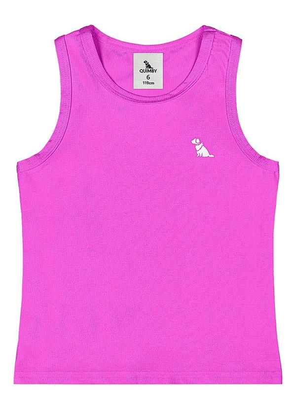 Vista 2 Regata Move Infantil Menina Rosa Quimby Quimby