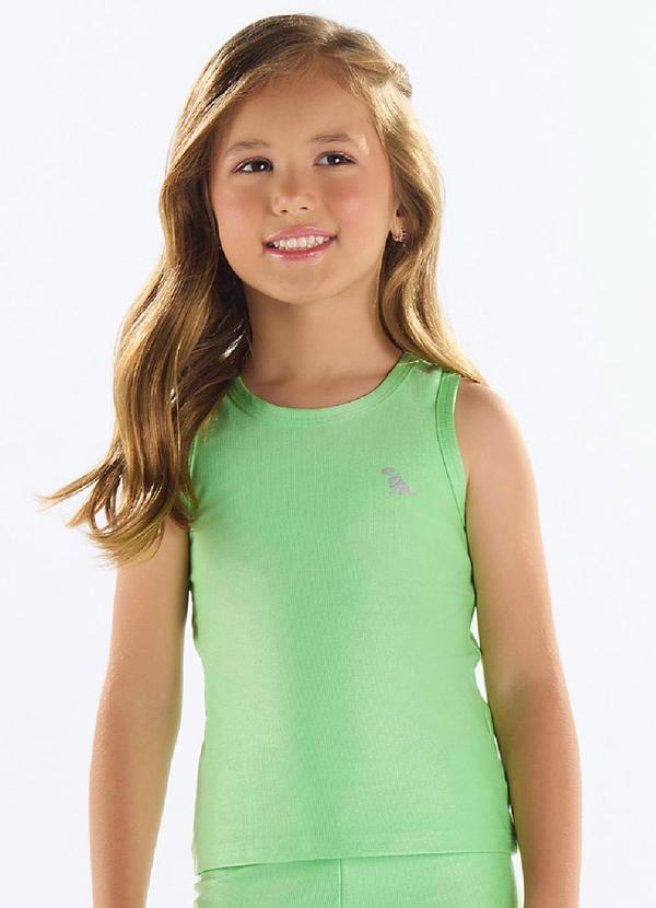 Vista 2 Regata Move Infantil Menina Verde Quimby Quimby