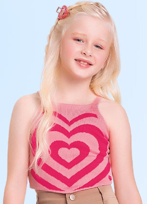 Vista 2 Regata Tricot Rosa Fakini Kids Fakini Kids