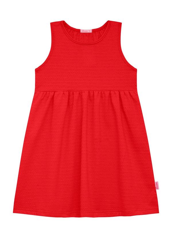 Vestido Infantil Regata Vermelho