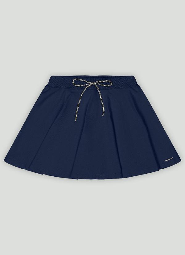 Saia com Short Interno Infantil Quimby Azul