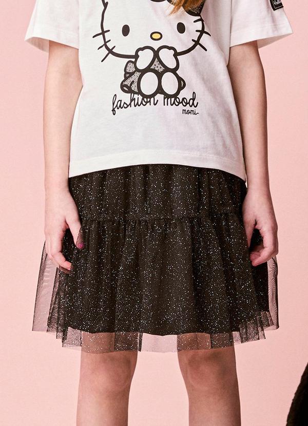 Saia Infantil de Tule com Glitter