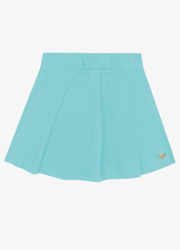 Vista 2 Saia Infantil Feminina Azul Trick Nick Trick Nick