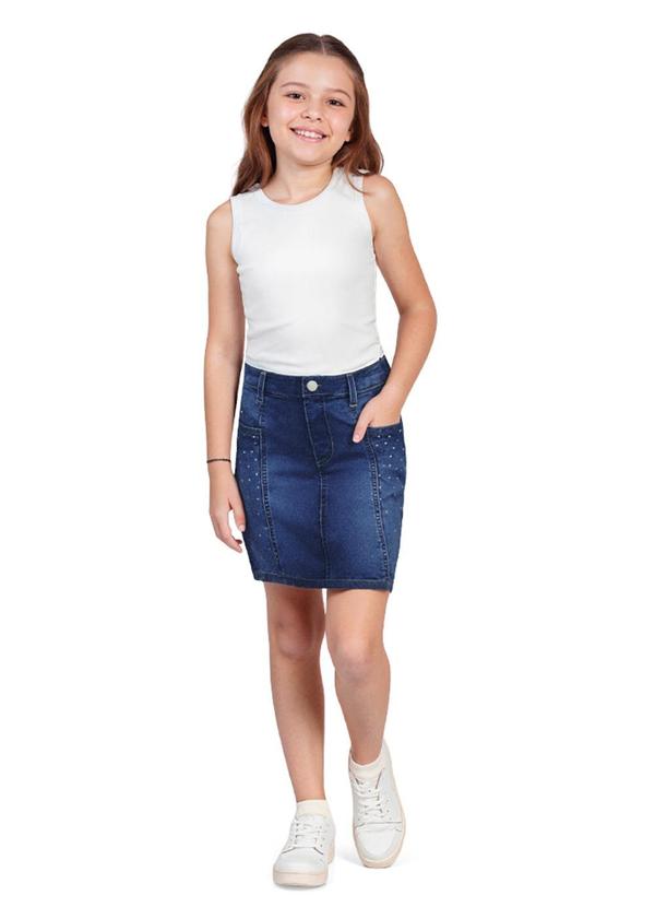 Saia Jeans Escuro