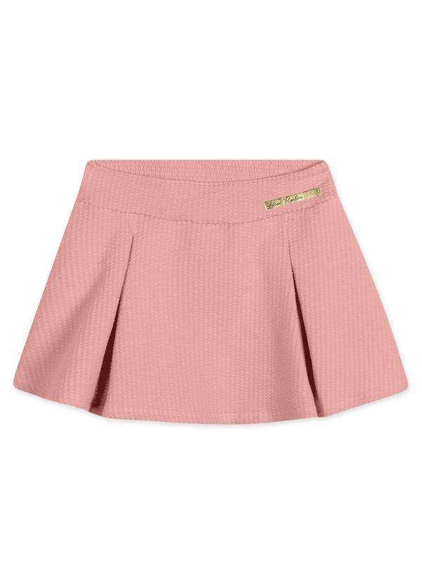 Vista 2 Short-Saia Infantil Feminino Rosa Lilica Ripilica Lilica Ripilica