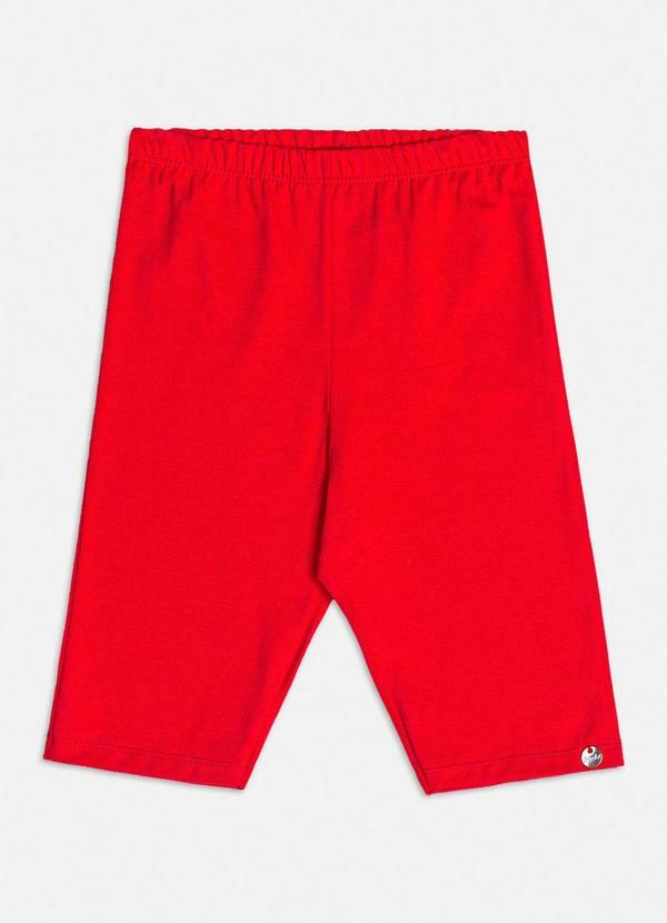 Bermuda Biker Básica Vermelha Vermelho