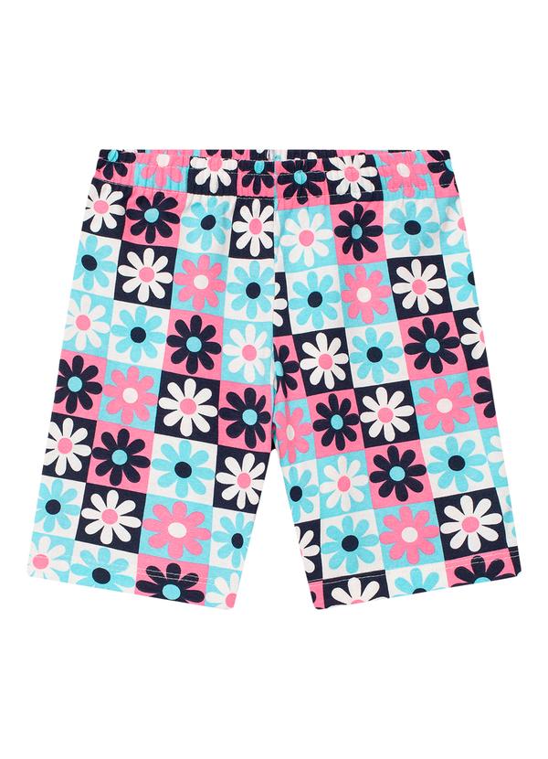 Bermuda Ciclista Básica Infantil Azul