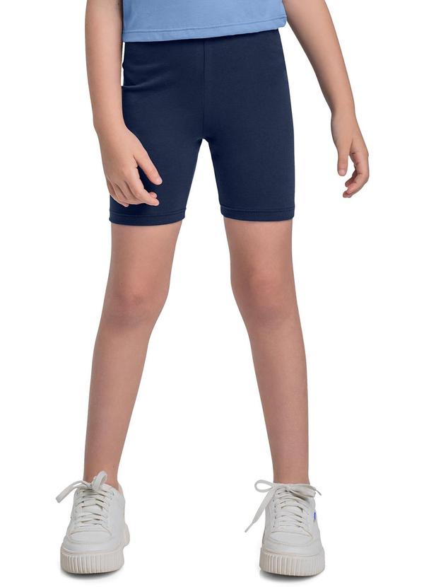 Bermuda Ciclista Menina Azul