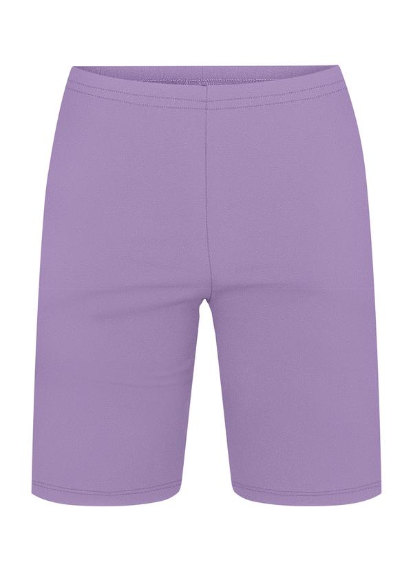 Bermuda Ciclista Menina em Malha Cotton Rosa