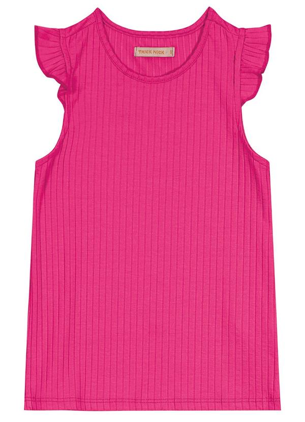 Vista 2 Blusa Infantil Ribana Menina Rosa Trick Nick Trick Nick