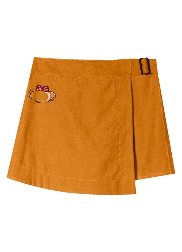 Saia Infantil Feminina Laranja